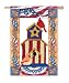 Patriotic Birdhouse Artistic Blends Regular Size Applique Flag