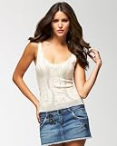 Seamless Raw Cut Lacey Tank