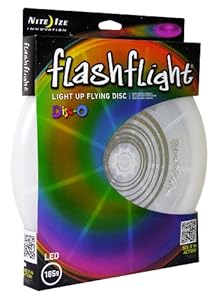 Nite Ize Flashflight L.E.D Light Up Flying Disc (Disc-O, Large)