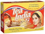 Tea India½ Masala Chai Tea, 72 Tagless Tea Bags, 5.8-Ounce Boxes (Pack of 6)