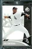 2006 SP Authentic #20 Jose Contreras Baseball Card - Mint Condition - In Protective Display Case !!