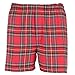 Boxercraft Men's Cotton Flannel Plaid Boxer Sleep Shorts