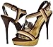 Ann Michelle Dynamite-95C Brown Multi Women Platform Sandals