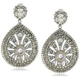 cool earrings for girls Sorrelli Pewter Crystal Pea