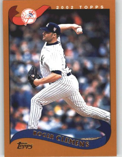 2002 Topps #60 Roger Clemens - New York Yankees (Baseball Cards)