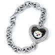 Pittsburgh Steelers NFL Ladies "Heart Series" Watch