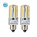 LJY® 2Pcs Pack E11 4W Dimmable 80-LED Bulb, Warm White Light, 3000-3200K, 300-320LM, 110V AC