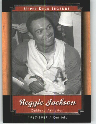 2001 Upper Deck Legends #4 Reggie Jackson - Oakland Athletics (Baseball Cards)