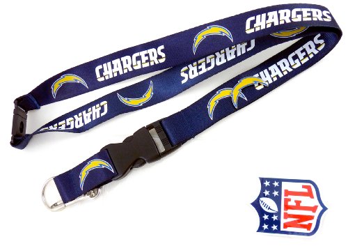 San Diego Chargers Lanyard with Ticket Holder and Logo Pin