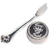 Silver Plate Prince Crown First Toothbrush and First Tooth Holder Keepsake Set by Mud Pie Baby