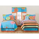 Little Miss Matched Zany Flowers Twin Set