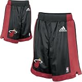 adidas Miami Heat Youth (sizes 8-20) Replica Road Shorts