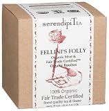 SerendipiTea Fellini's Folly, Organic Mint & Organic Rooibos Tea & Tisane, 4-Ounce Boxes (Pack of 2)