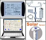 WA1080PC Solar Wireless Home Weather Station w/ Data Logging & Atomic Time