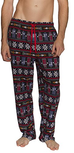 Doctor Who Men's Fair Isle Pajama Pants
