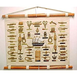 Nautical Knot Chart Wall Hanging Beach Sailing