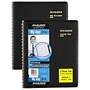 AT-A-GLANCE Daily Appointment Book 2016, Eight Person Group Planner, 8-1/2 x 10-7/8 Inches, Black, 2 Book Set (70-212-76)