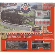 LIONEL PENNSYLVANIA FLYER FREIGHT TRAIN SET W/ BONUS PACK