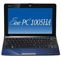 ASUS Eee PC 1005HA-PU1X-BU 10.1-Inch Blue Netbook - 10.5 Hour Battery Life
