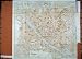 1886 Colour Map Italy Street Plan Firenze River Arno