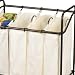 Household Essentials 3477 Rolling 4-Bag Laundry Sorter