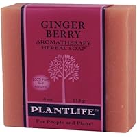 Ginger Berry 100% Pure & Natural Aromatherapy Herbal Soap- 4 oz