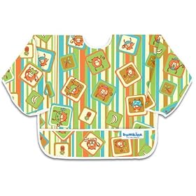 Bumkins Waterproof Sleeved Bib - Chunky Monkey