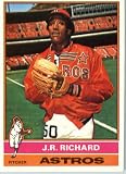 1976 Topps #625 J.R. Richard Houston Astros Baseball Card In a Protective Screwdown Display Case