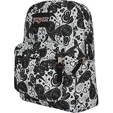 JANSPORT SuperBreak Swirling Hearts Backpack - Black/White