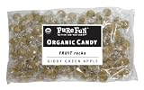 Pure Fun Organic Candy Giddy Green Apple Fruit Rocks, 48-Ounce Packages