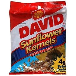 David Seeds Sunflower Kernels, 8.5-Ounce Packages (Pack of 12)