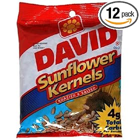 David Seeds Sunflower Kernels, 8.5-Ounce Packages (Pack of 12)