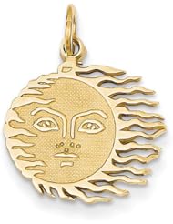 14k Flaming Sun Charm
