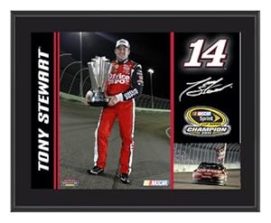 Tony Stewart Sublimated 10x13 Plaque | Details: 2011 Sprint Cup Series Champion