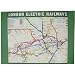 Cavallini London Electric Railways Paper Poster Wrap Decoupage Gift Wrap