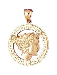 CleverEves 14K Gold Pendant Egyptian Themed 6.8 - Gram(s)