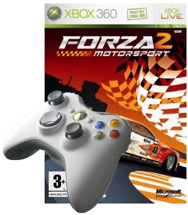 Forza Motorsport 2 & Xbox 360 wireless controller Entertainment Pack (Xbox 360)