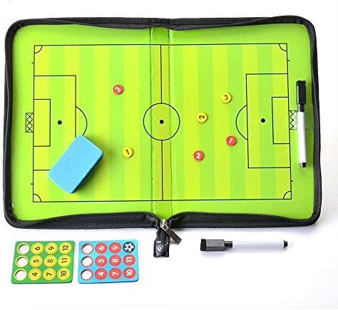 SG-SC102B Sport Magnetic Soccer Football Coach Tactical Plate Tactics Board (Black)
