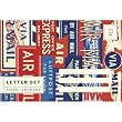 Par Avion - Air Mail Cavallini Letter Set Cards with Envelopes