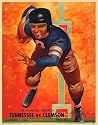Tennessee vs Clemson '38 Vintage Football Poster