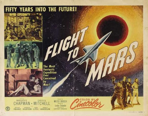 Flight to Mars Poster 22x28 Cameron Mitchell Marguerite Chapman Arthur Franz