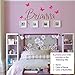 Newsee Decals Brianna Wall Decal - Girls Room - Childrens Wall Decal - Wall Art - Custom Name Vinyl Stickers