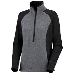 Buy Columbia Ladies Heathered Honey Half Zip by Columbia