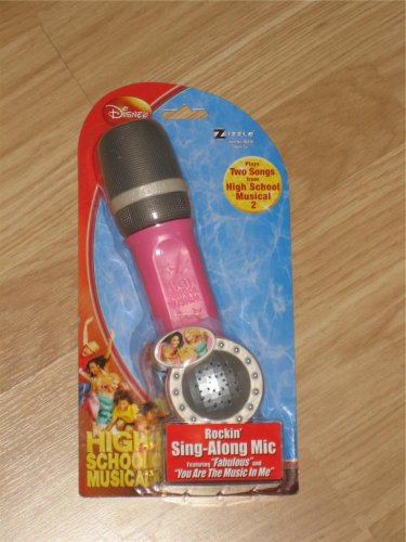 Childrens Toyshop  Toys : HIGH SCHOOL MUSICAL 2  PINK ROCKIN' SINGALONG MICROPHONE