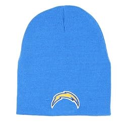 Cuffless San Diego Chargers Classic Knit Beanie - Navy Blue