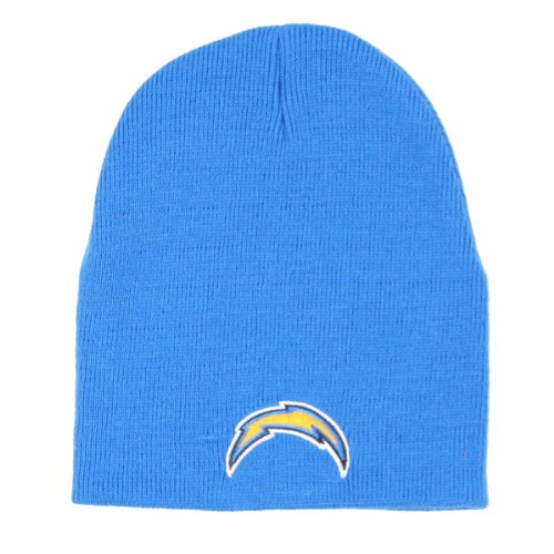 Cuffless San Diego Chargers Classic Knit Beanie - Navy Blue