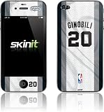Skinit M. Ginobili - San Antonio Spurs #20 Vinyl Skin for Apple iPhone 4 / 4S