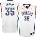 adidas Oklahoma City Thunder #35 Kevin Durant White Replica Basketball Jersey