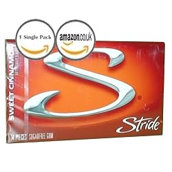 Stride gum sweet cinnamon flavor by Cadbury Adams - 14 ea / pack, 12 pack