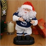 Denver Broncos Animated Rock'n'Roll Santa